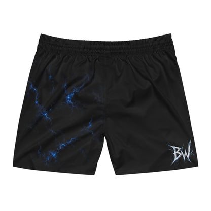 BAKYWA BLUE STATIC SWIM SHORTS